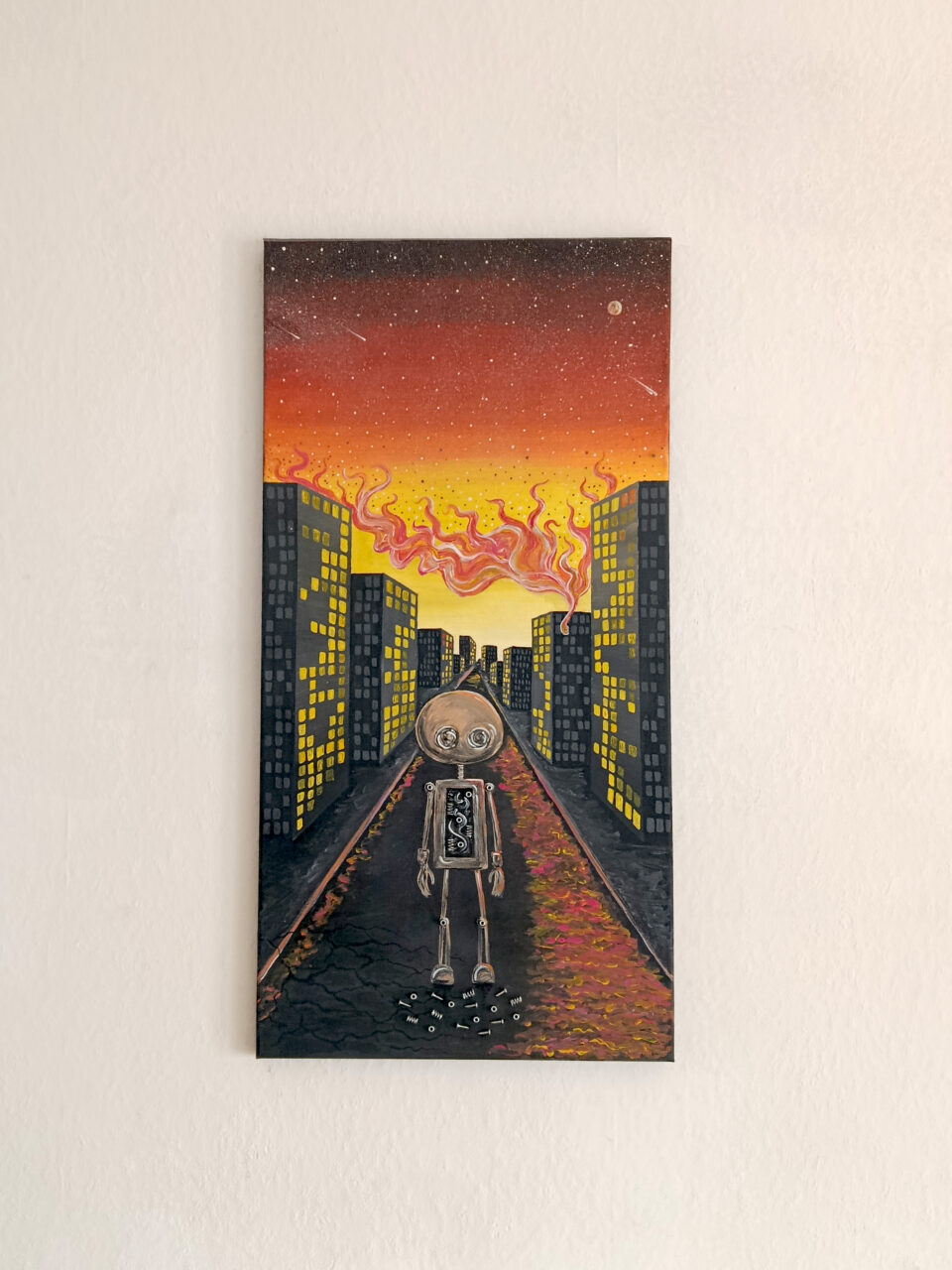 Error - 40x80 tecnica mista